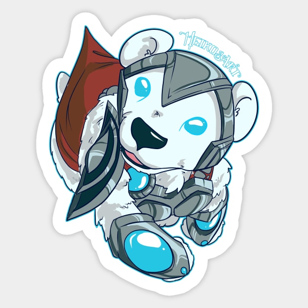 Volibear Sticker by MeikosArt